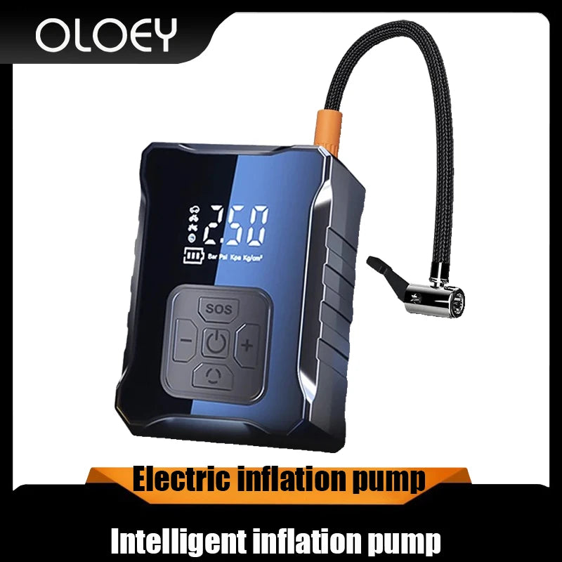 Mini Air Compressor 12V 150Psi Portable Electric Air Pump Car Tire Inflator Wired/Wireless for Motorcycle Bicycle Tire Inflation